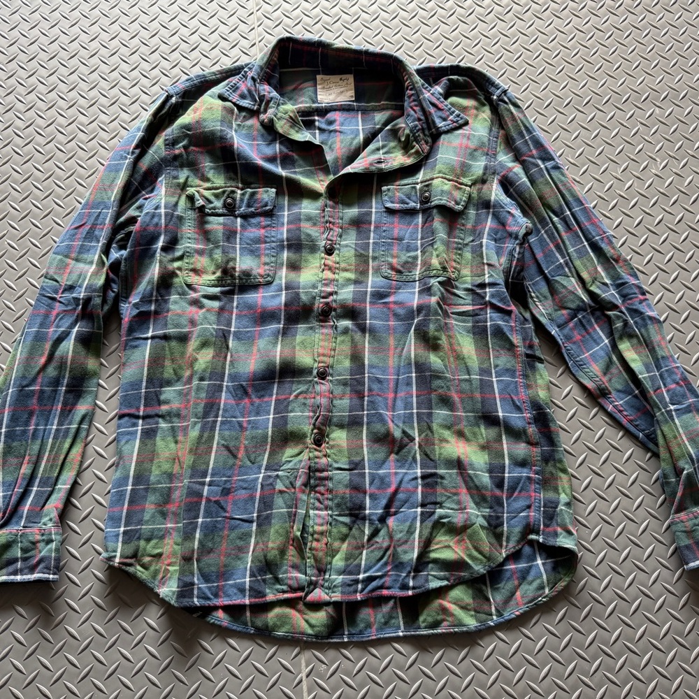 J. Crew Multicolor Plaid Button Down Shirt